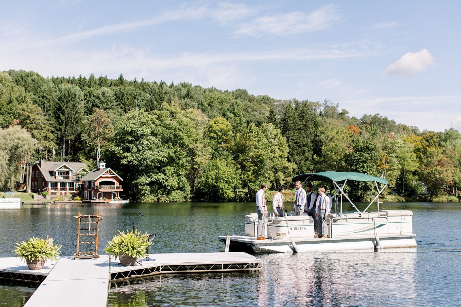Love at First Paddle, Relaxed Picnic Wedding at Quaker Lake / Rachel