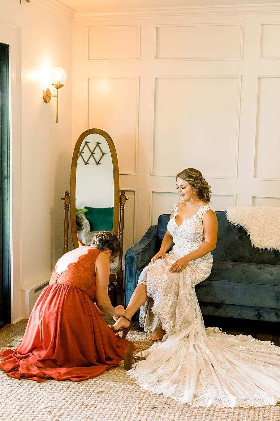 Jewel Toned Sunset Summer Barn Wedding / Longacre Farm